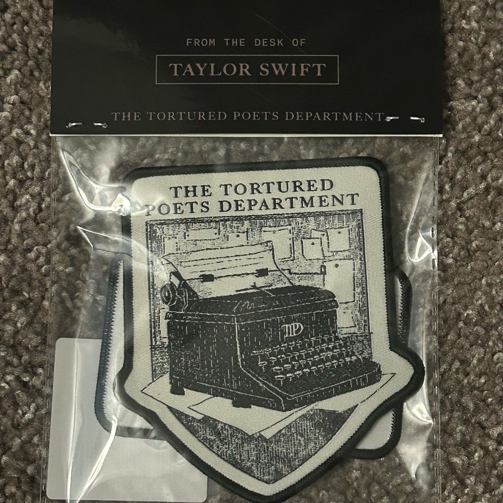 Taylor Swift The Tortured Poets Department (TTPD) Patch Set